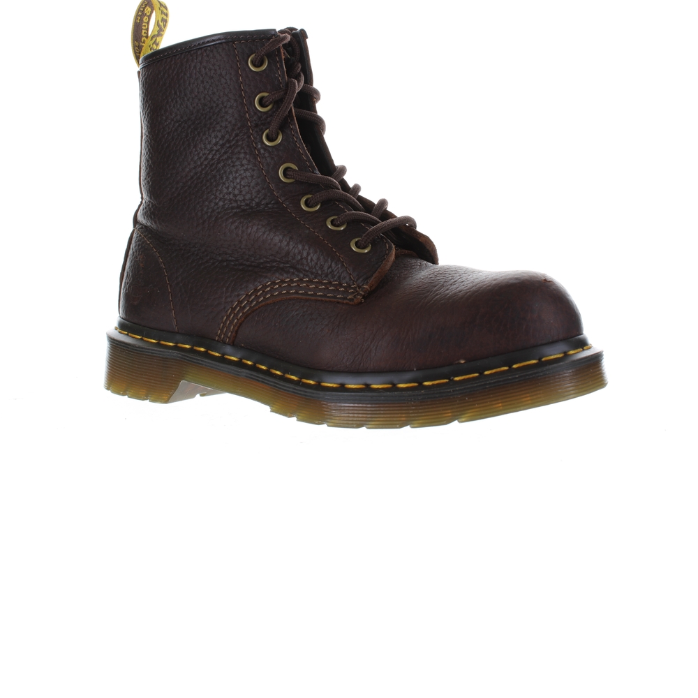 Dr. Martens Womens Maple Zip Brown Work & Safety Boots Size 7 Medium (B  M)
